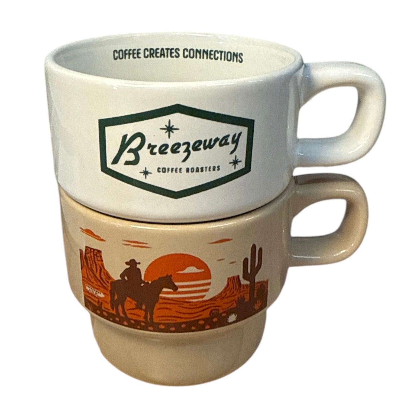 Stackable Ceramic Coffee Mug - 10 oz.