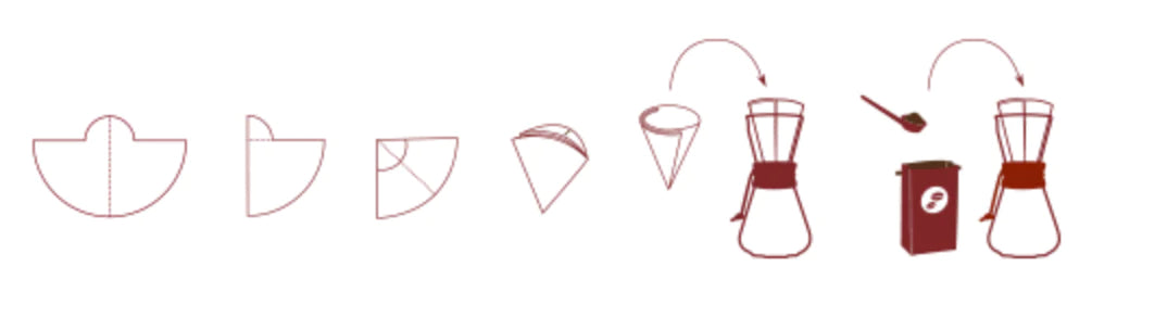 Half-Moon Paper Filters (3-cup)