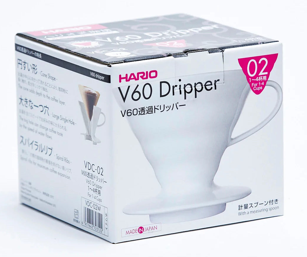 V60 Ceramic Coffee Dripper, Size 02