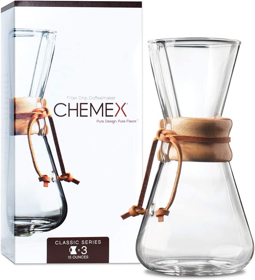 3 Cup Classic Glass Coffee Maker