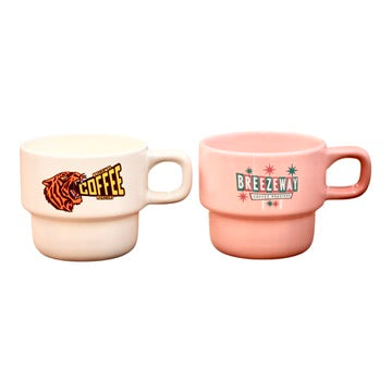 Stackable Ceramic Coffee Mug - 10 oz.