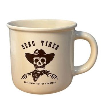 Retro 'Dead Tired" Campfire Mug