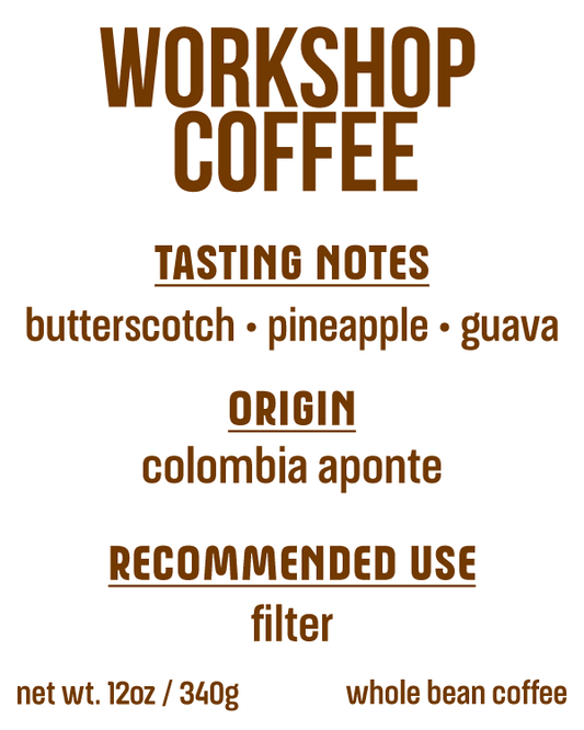 Workshop Coffee